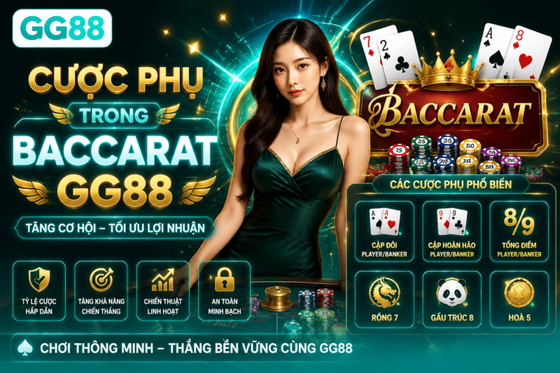 Cược phụ trong Baccarat GG88 Cược phụ trong Baccarat GG88