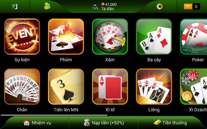 Hệ sinh thái trò chơi phong phú